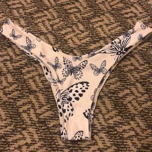 zaful butterfly bikini bottom